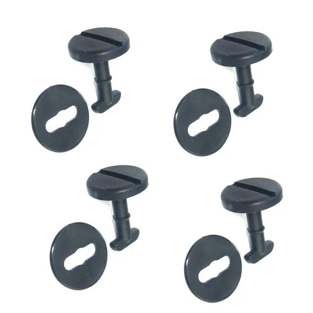 10x High Quality Black Case For BMW Floor Carpet Mat Clips E36 E46 E38