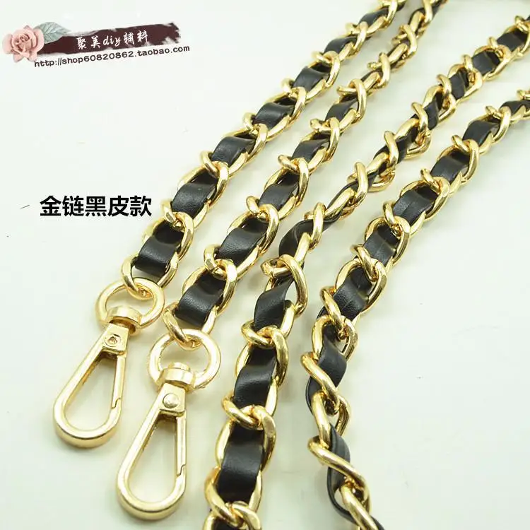 Free shipping leather handle bag strap purse strap bag hardware handbag strap bag parts chain bag chain belt baghandle