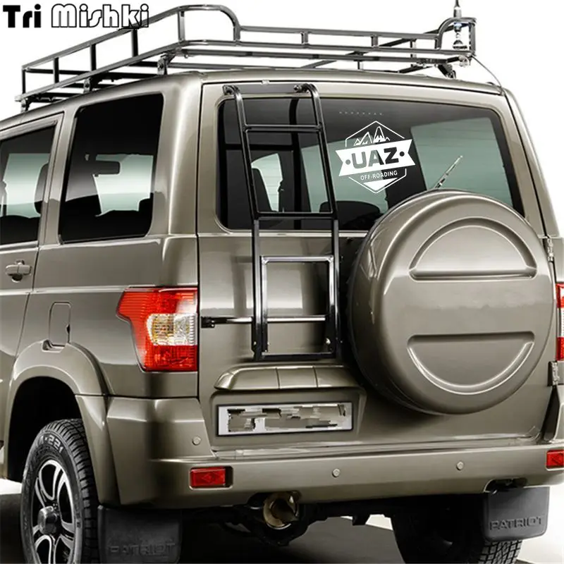 Tri Mishki HZX135 15*16.7см 1-4шт наклейки на авто for uaz hunter 4x4 off road уаз хантер стикеры наклейки на автомобиль наклейка на авто