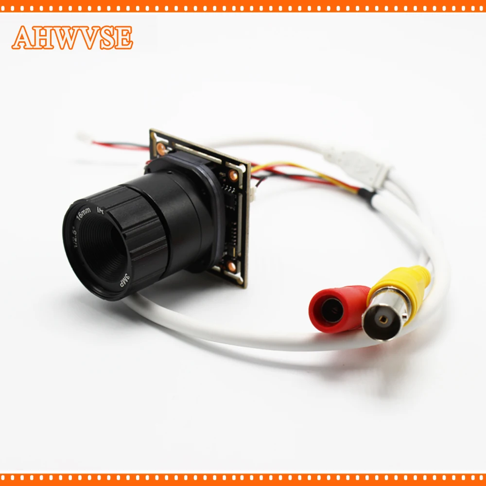 

AHWVSE AHD 5MP SONY IMX323 4MP OV4689 DIY Camera Module Board IRCUT BNC Cable 2MP 720P 1080P CCTV Security Camera CS Lens