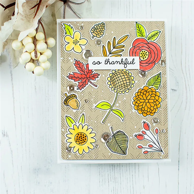 

YaMinSanNiO Flower Metal Cutting Dies New 2019 Plant and Sunflower Dies for Scrapbooking Card Making Embossing Craft Die Cuts
