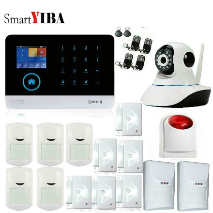 

SmartYIBA Good quality door/window open detector Wireless Pet-immunity Detector remote controller home security alarm system