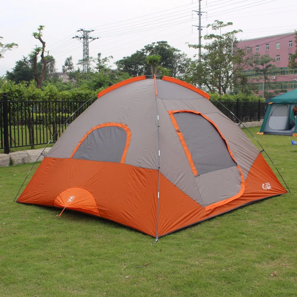 Качественные большие купольные палатки для семейного мероприятия, Водонепроницаемая "дышащая" палатка для кемпинга, 5 человек, для улицы, движущийся дом, походная палатка