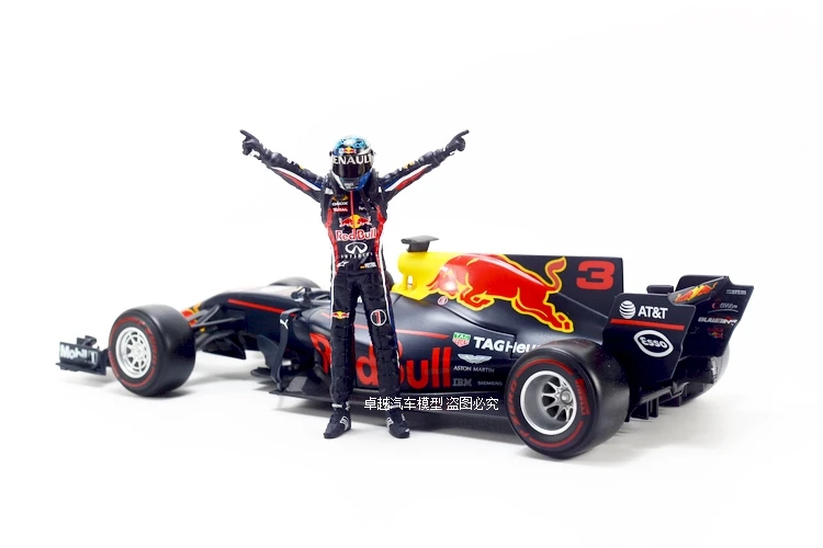 Vettel F1 Racer кукла модель 1:18 Vettel ручной работы красный бык команда персонажа модель игрушки