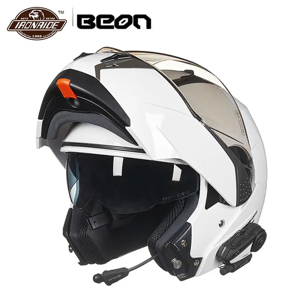 BEON Filp Up Motorcycle Helmet Casco Moto Motorbike Capacete Double Visor Full Face Racing Motocross Helmet for Men Women BEON Filp Up Motorcycle Helmet Casco Moto Motorbike Capacete Double Visor Full Face Racing Motocross Helmet for Men Women