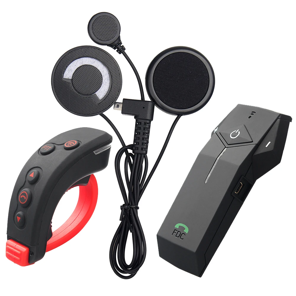 FreedConn COLO-RC мотоциклетный шлем Bluetooth гарнитура NFC FM функция с мягкими наушниками+ пульт дистанционного управления