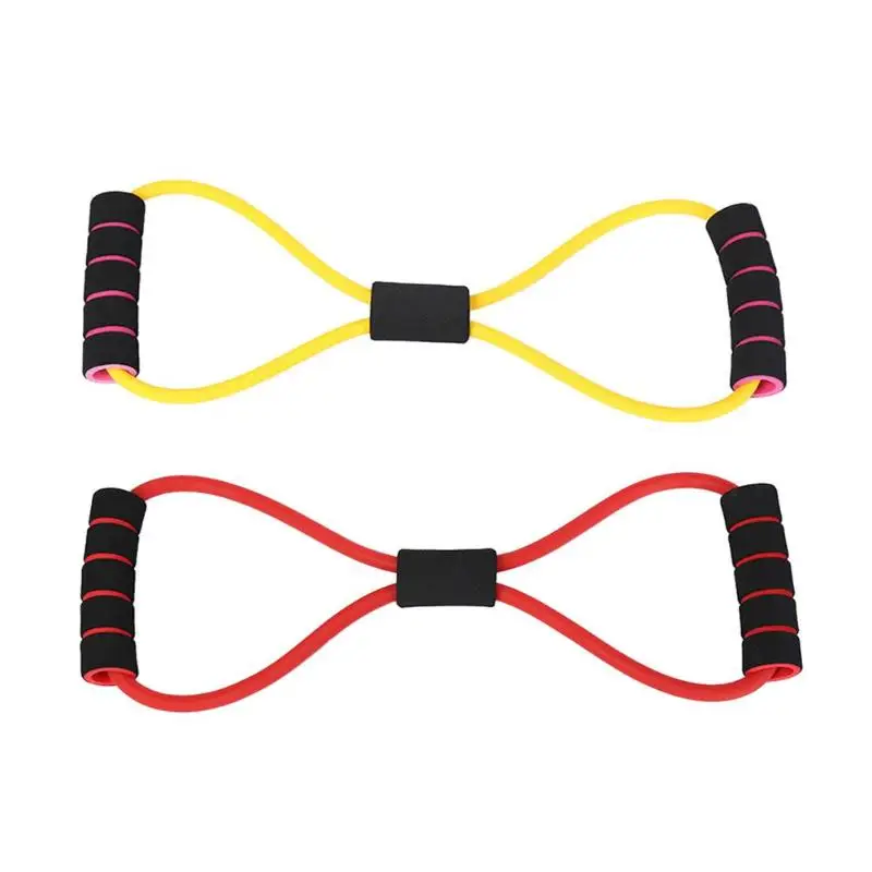 Количество 8 Форма резинок контроль веса расширительные латексные трубки потяните на веревке Йога Эластичный ремень для фитнеса