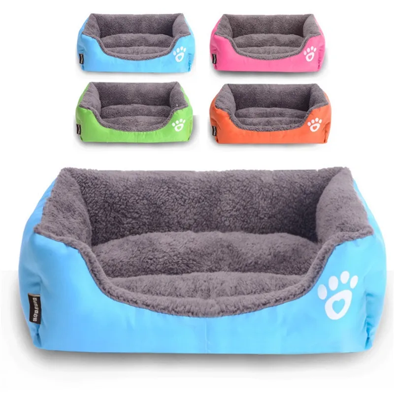 Pet Litter dog bed cat nest candy color square teddy Dog nest autumn