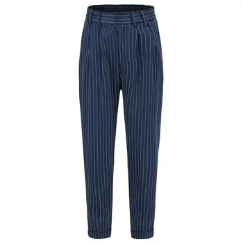 

KLV Newly 2018 Fashion Women Striped Trousers Ladies Summer Loose Pants Leggings Dropshipping F28