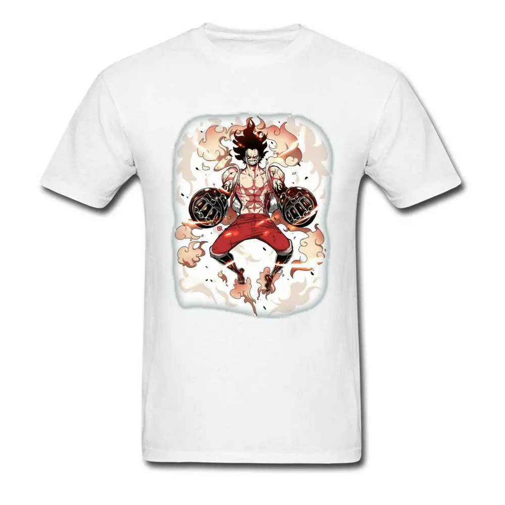 Luffy Gear 4 футболка для мужчин цельный Топ Футболка японский бренд Аниме футболки