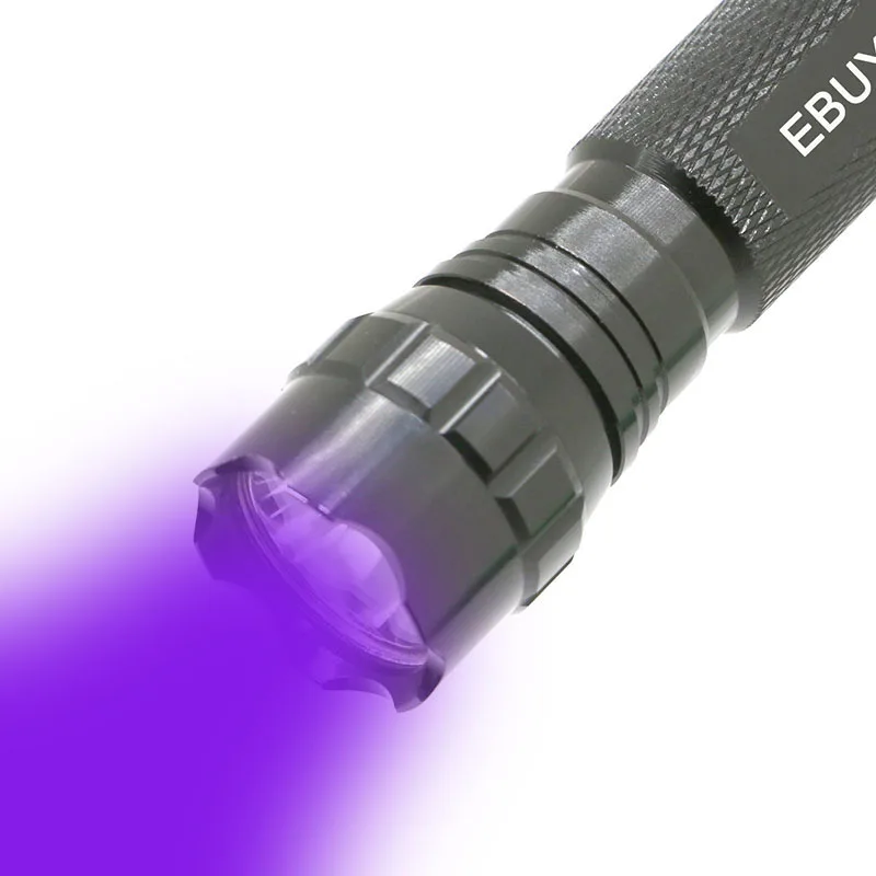 

501B UV LED Flashlight 18650 Torch waterproof lights lamp lantern