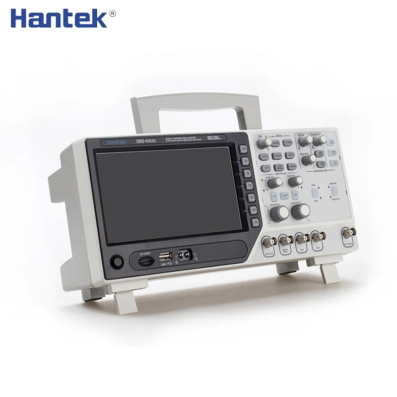 Цифровой осциллограф Hantek DSO4202C 2 канала 200 МГц USB + генератор