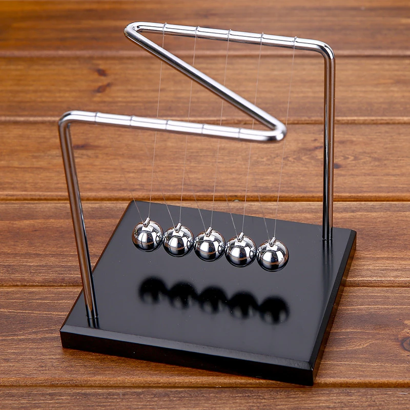newton's cradle wood