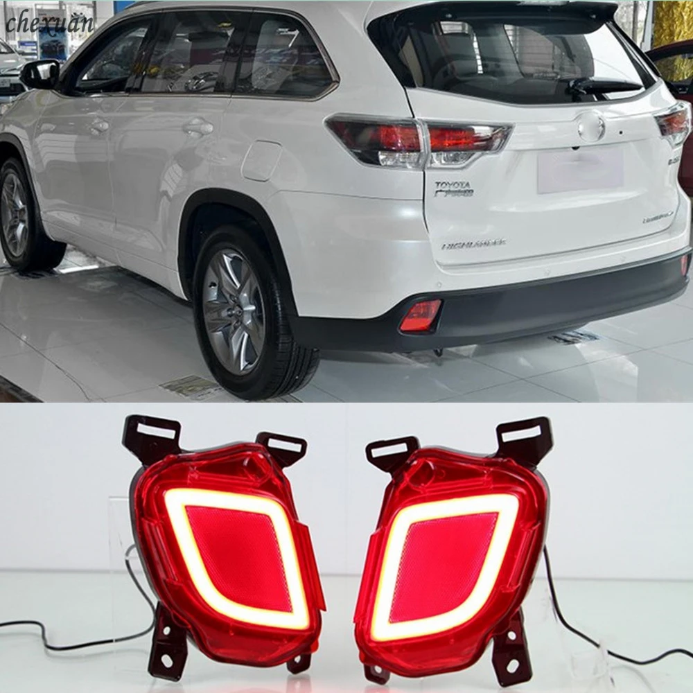 

CSCSNL For Toyota Highlander Kluger XU50 2014 2015 2016 2017 2018 LED Rear Tail Brake Lights Turn Signal Reversing Warning Light