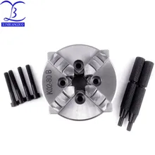 K02-80B 4 кулачковый патрон 80 мм патрон для токарного станка с ручным управлением 4-кулачковый Самоцентрирующийся патрон