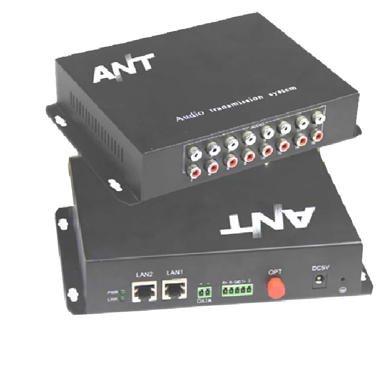 16ch RCA audio to fiber optic converter 20km/100km,point to point or Daisy-Chain connection 16ch RCA audio to fiber optic converter 20km/100km,point to point or Daisy-Chain connection