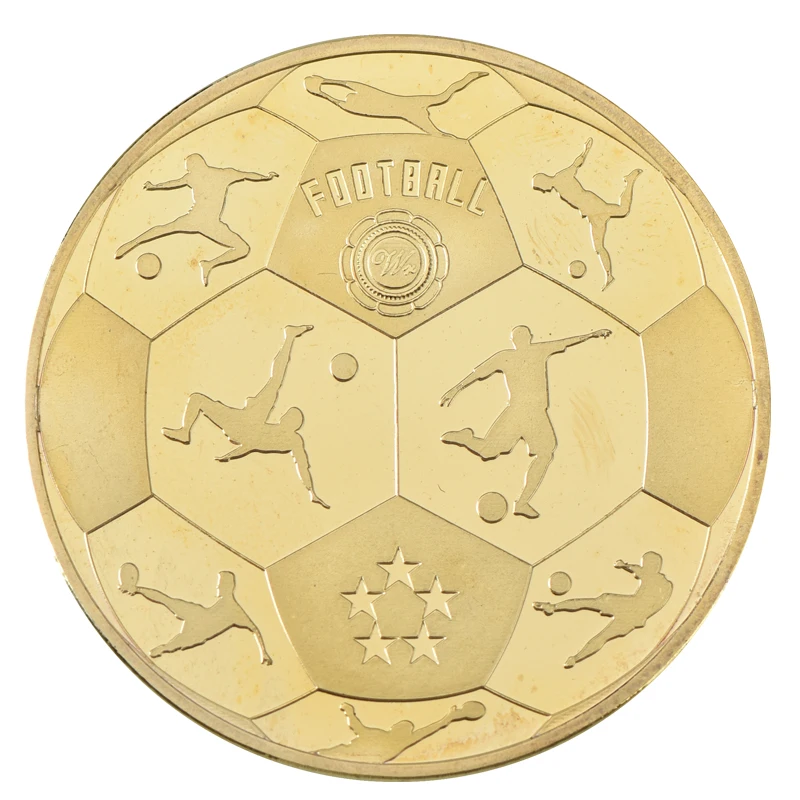 WR Kylian Mbappe футбольные золотые монеты, Чемпионат мира по футболу, коллекционные монеты, спортивные сувенирные монеты, копия монет, подарок на день рождения