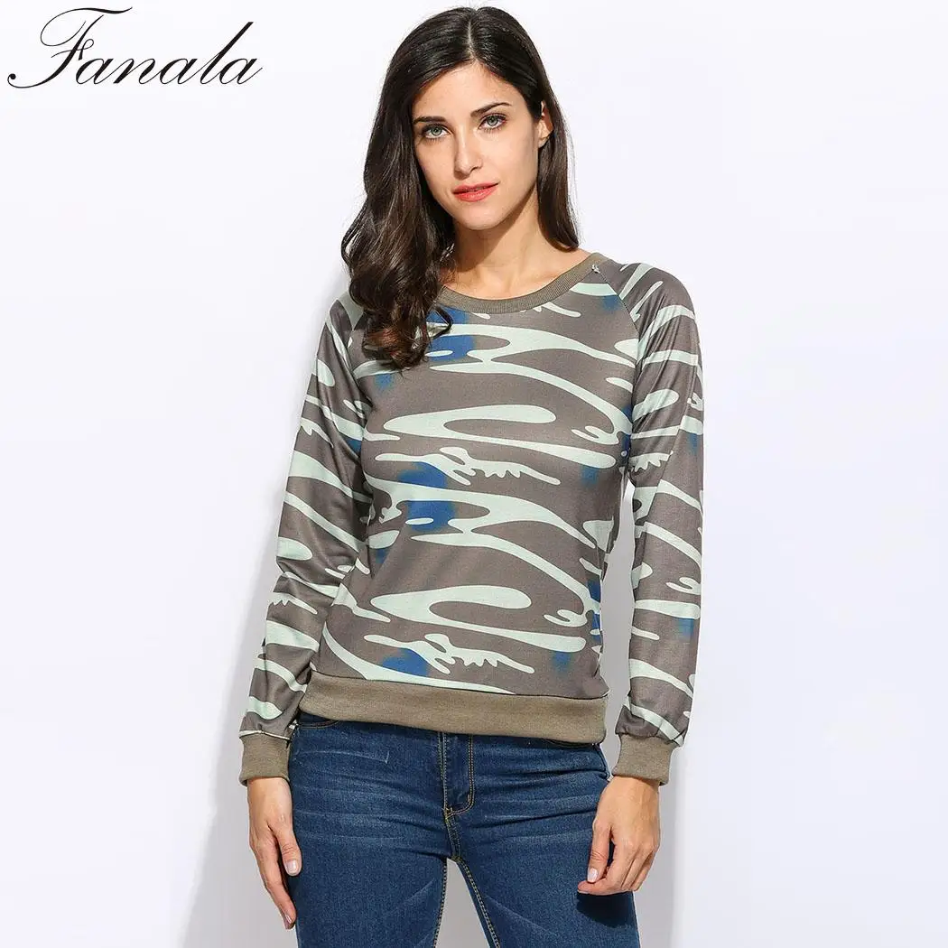 long camouflage sweater
