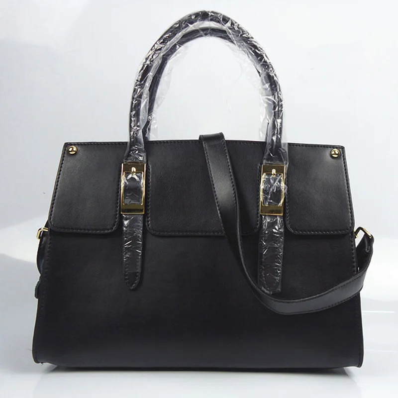 

Genuine Leather Casual Tote 2019 Fashion Women Handbag Real Leather Women Bag Soft Leather Shoulder Bags Large Capacity
