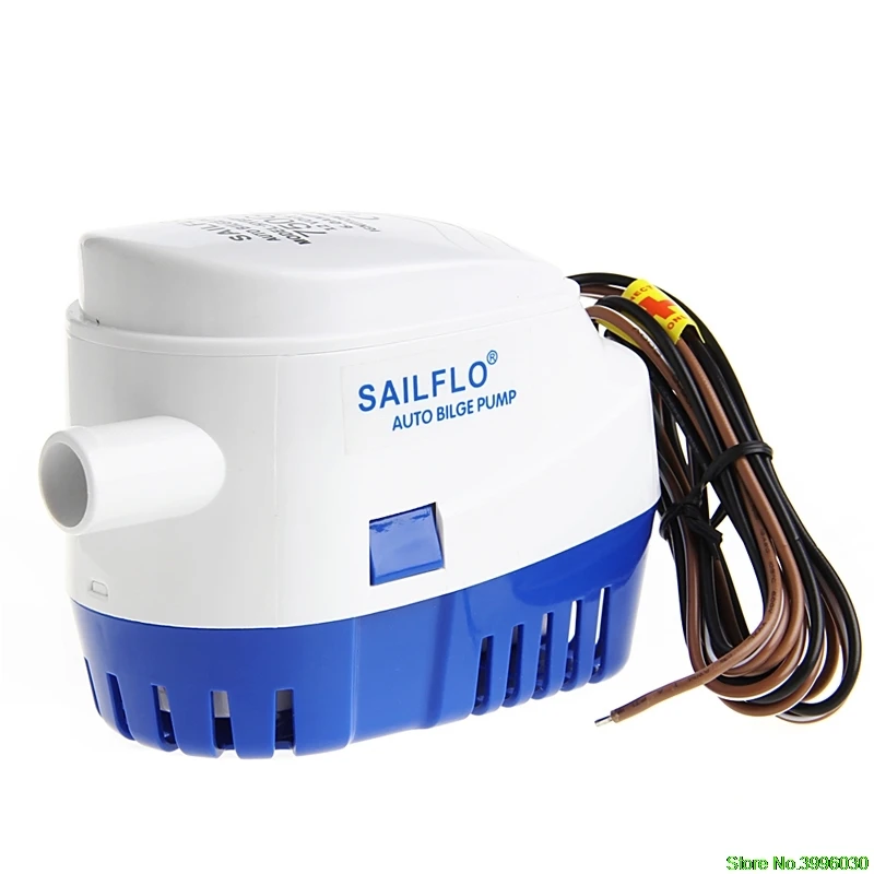 

12V Boat Marine Automatic Submersible Auto Bilge Water Pump Float Switch 750GPH