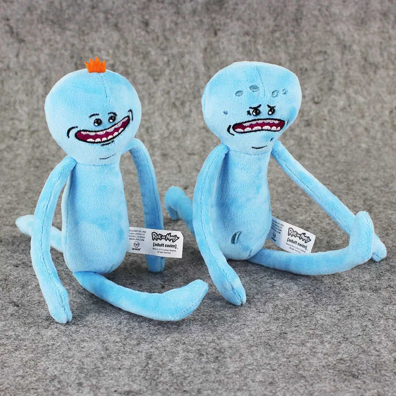 25 см 2 стиля Рик и Морти плюшевые Happy Sad Meeseeks Мягкие плюшевые игрушки куклы для детей подарок