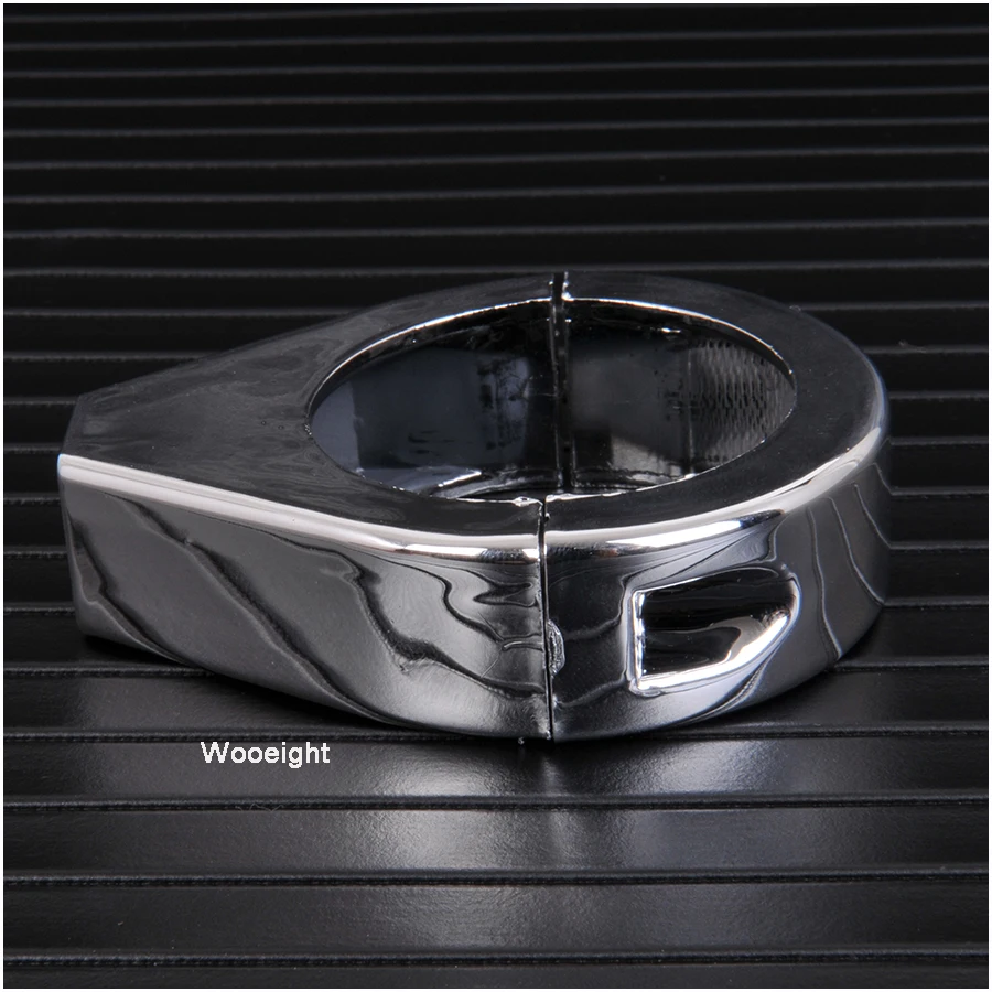 Silver Motorcycle 41mm Tube Turn Signal Relocation Fork Clamp Indicator Turn Signal Mount Bracket For Harley Touring Softail  (3)