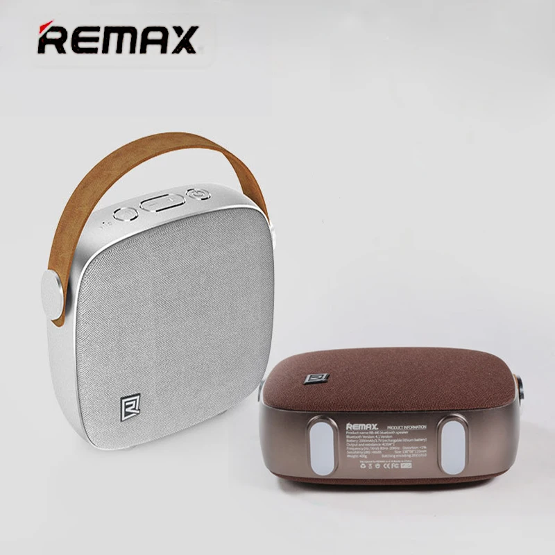 Портативный динамик remax Настольный Bluetooth громкий поддержка AUX mp3музыкальный плеер Громкая связь для Смартфон ноутбук RB-M6