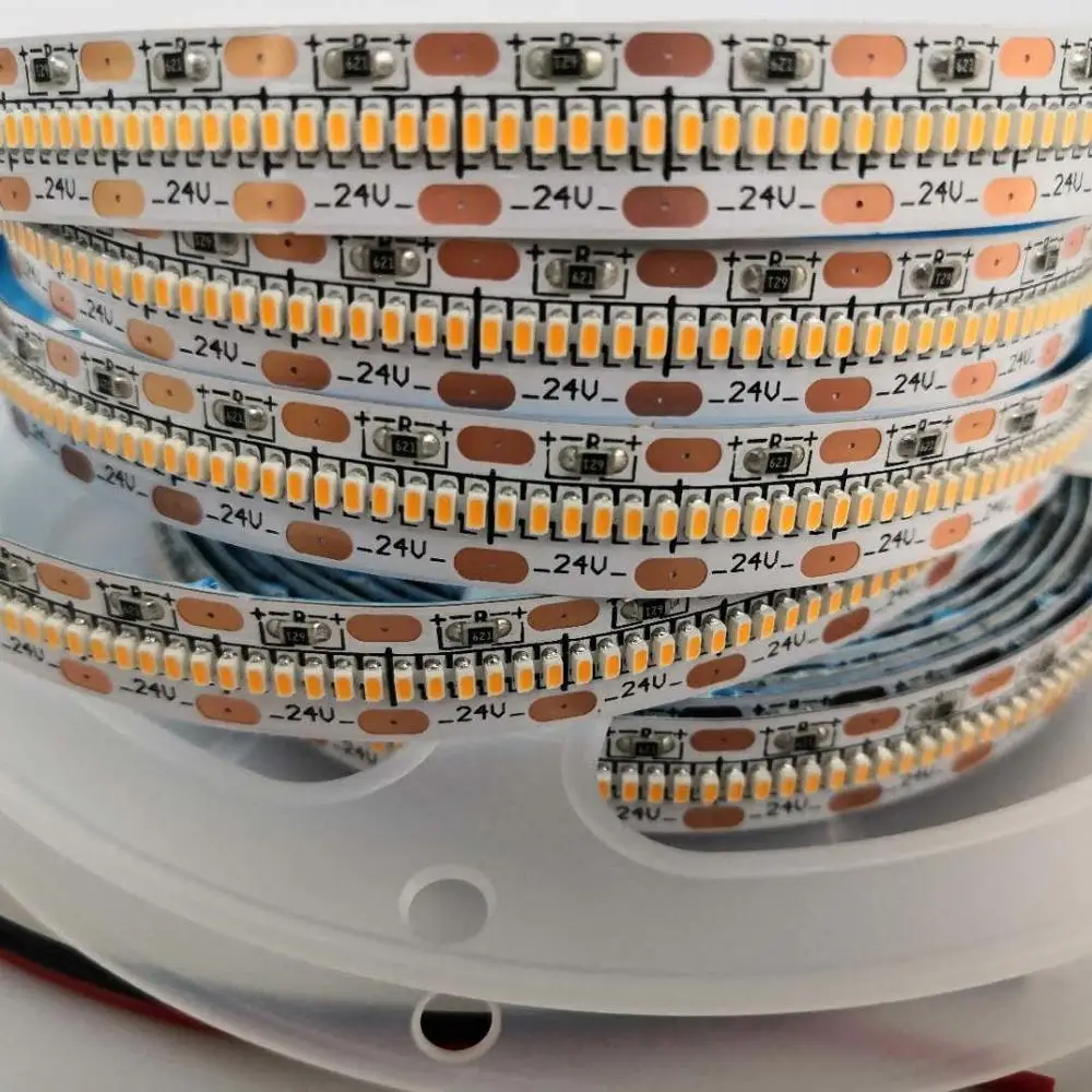 

HIGH Brightness 2210 LED STRIP Light CRI 90 2700K/3000K/4000K/6500K with UL Listed Power Supply 180 LEDs/m