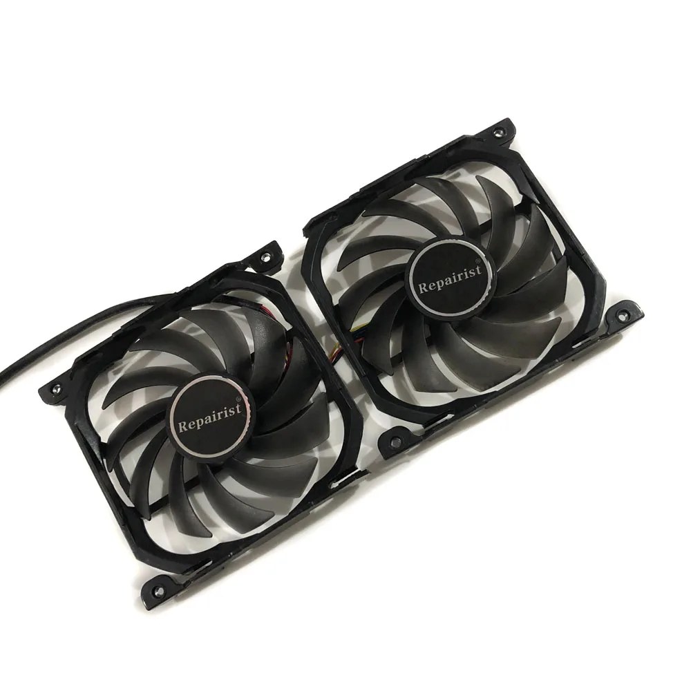 

2pcs/set GPU Cooler CF-12915S Graphic Card Fan For ELSA GeForce GTX 1080Ti GTX 1070Ti GTX1080 GTX1070 GTX770 GTX980 Cooling