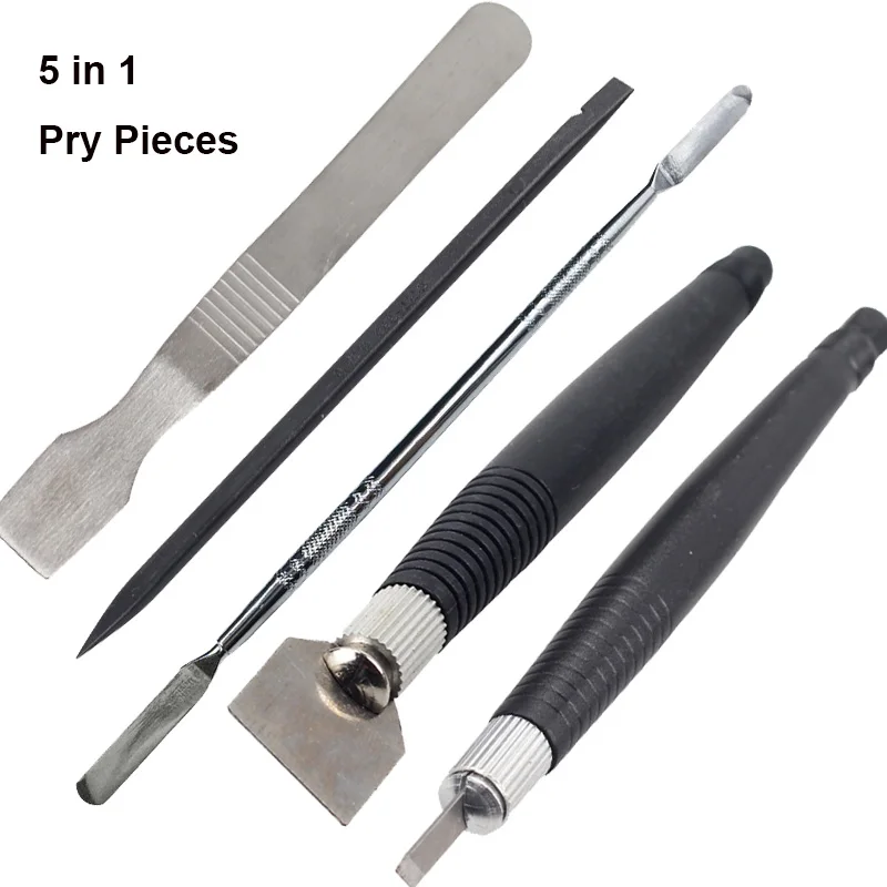 5 in 1 Mobile Phone Repair Tools Kit Spudger Pry Opening Tool Metal Pry