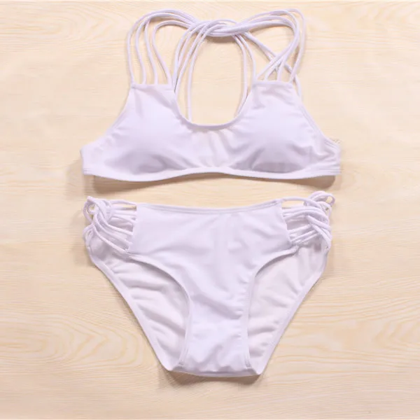 

2017 Hot Vest Style Sexy brazilian bikini swimwear cute bathing suit push up biquini brasileiro women maillot de bain S-L E066