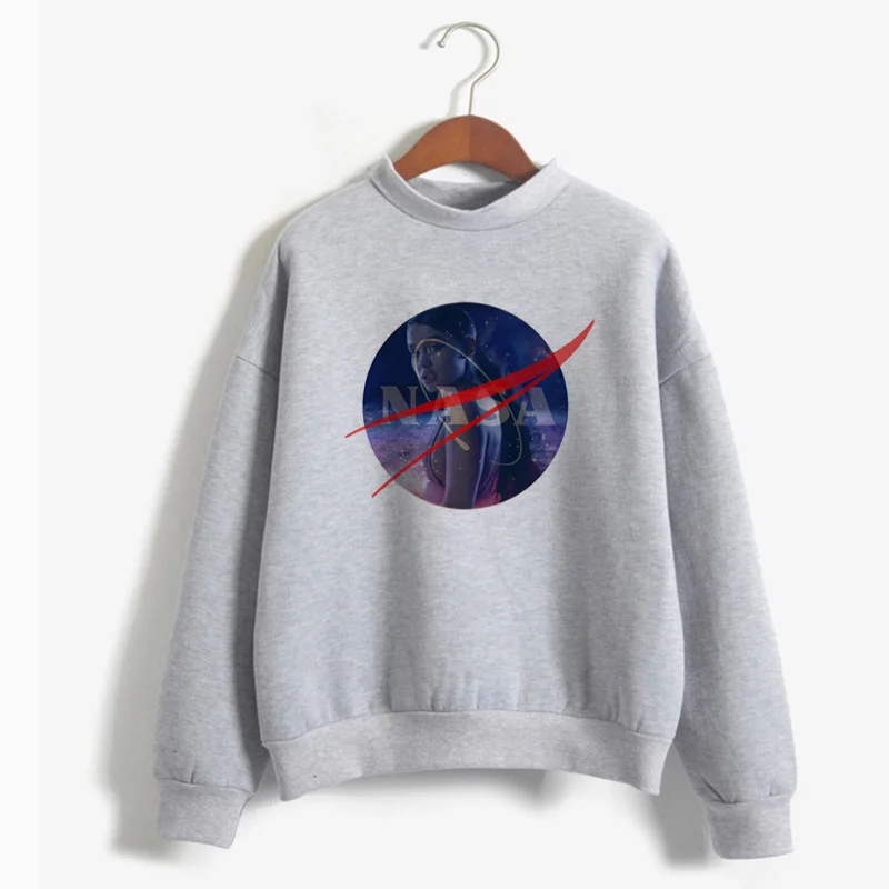 Ariana Grande Crewneck Space Sweathirt женские 7 колец толстовки с длинным рукавом Одежда с музыкальными принтами Топ женские толстовки пуловер - Цвет: 8