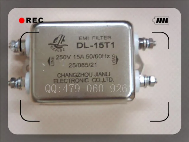 

[ZOB] Jianli EMI power filter switch DL-15T1 --3PCS/LOT