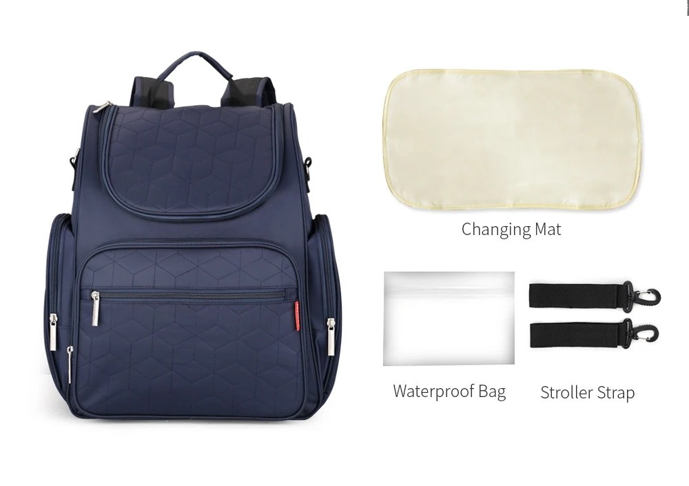 Новая Водонепроницаемая материнская сумка для подгузников, модная сумка для беременных, Большая вместительная сумка для ухода за