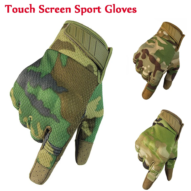 

Tactical Gloves For Shooting Hunting Airsoft Outdoor Sport Touch Screen Full Finger Gloves Breathable Winter Gloves