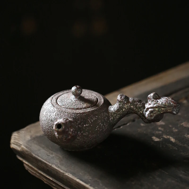 TANGPIN vintage rust glazed japanese ceramic teapot kettle ceramic tea