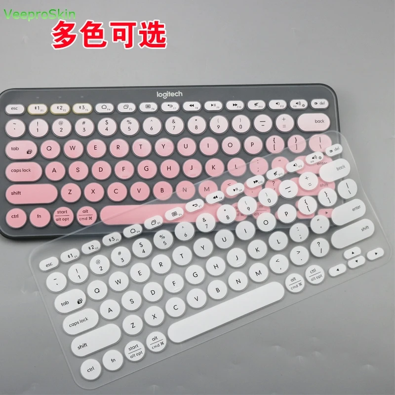 로지텍 K380 K 380 블루투스 키보드 멀티 장치 기계식 스킨 프로텍터 실리콘 키보드 커버 보호 필름