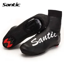 SANTIC NEW Cycling Shoes Cover Winter Wind Proof Thermal Road Bike Shoes Cover 39-44 Overshoes Bicycle Shoe Covers For Men Women
