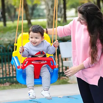 

Children's Swing Home Three-in-one Infant Baby Swing + Accessories Baby Outdoor Toys Swing Parent-child Interactive Toys