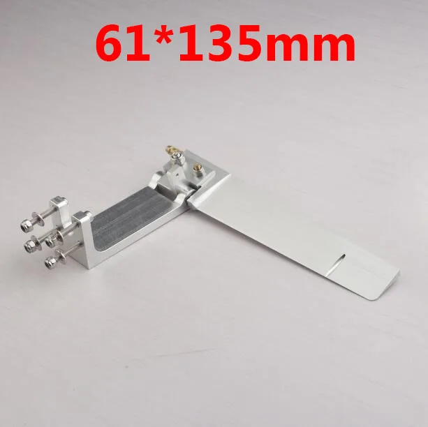 

Free Shipping 61*135mm RC boat water rudder 7075 aluminium alloy steering wheel for RC boat