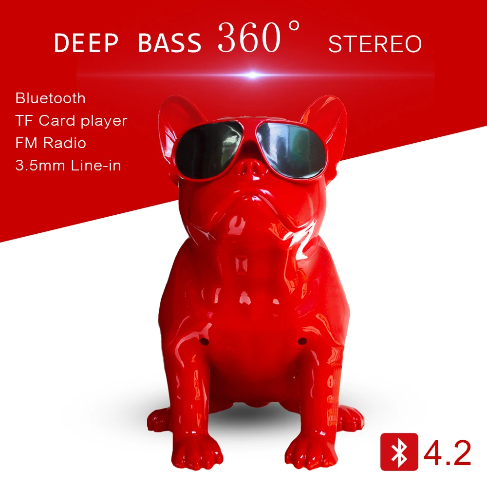 Full Aerobull Nano Wireless Bluetooth Speaker Deep Bass Bulldog Speaker