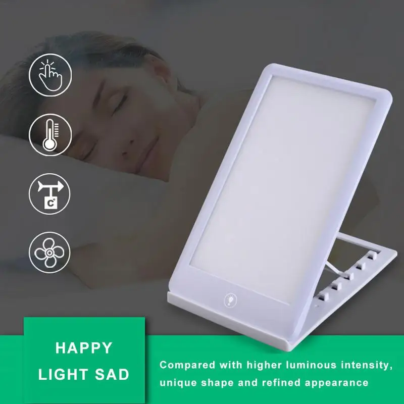 

SAD Therapy Lamp 3 Modes Seasonal Affective Disorder Phototherapy 6500K Simulating Natural Daylight US Plug SAD Therapy Light 40