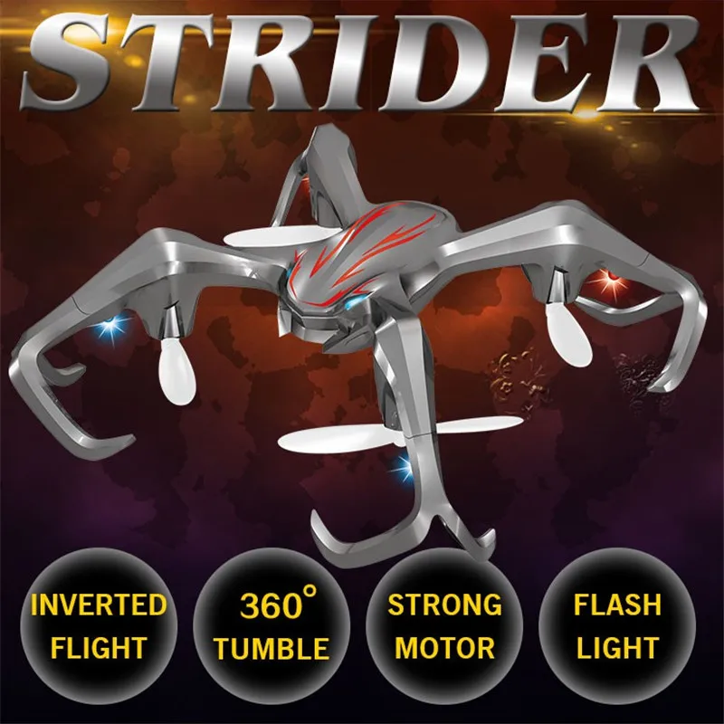 New RC Quadcopter Professional Inverted Helicopters Cool Flashing LED Mini Drone 2.4GHz 4CH 6-axis Remote Control Dron Toys