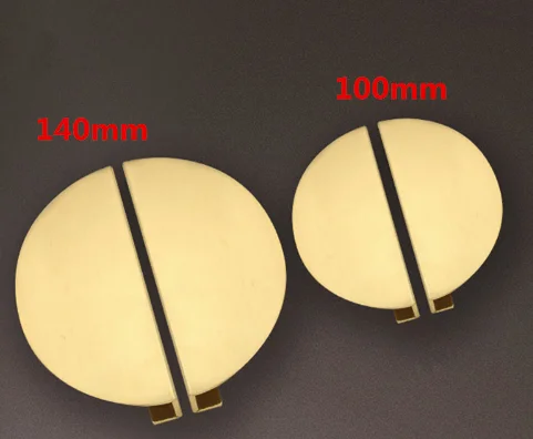 

1 set Round Solid Brass Cabinet Knobs and Handles Drawer Furnitures Cupboard Wardrobe Knobs Book Cabinet Door Pull