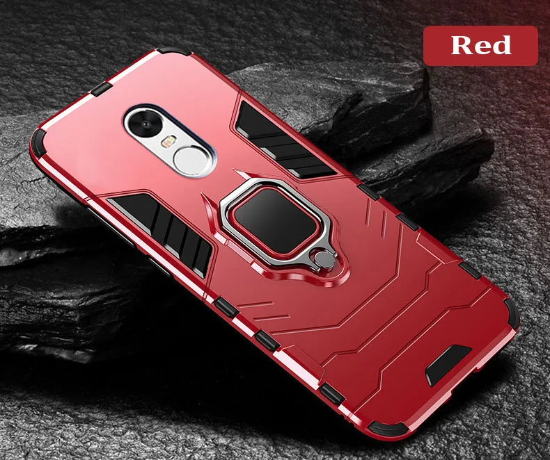 Роскошный Матовый Мягкий силиконовый чехол для Xiaomi Redmi Note 4, чехол для Xiaomi Redmi Note 4X Note4 4, глобальная версия, чехол для телефона - Цвет: Red-Finger Ring 1