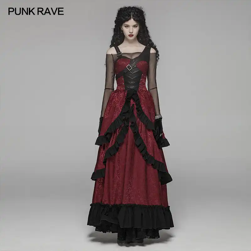 gothic christmas party dresses