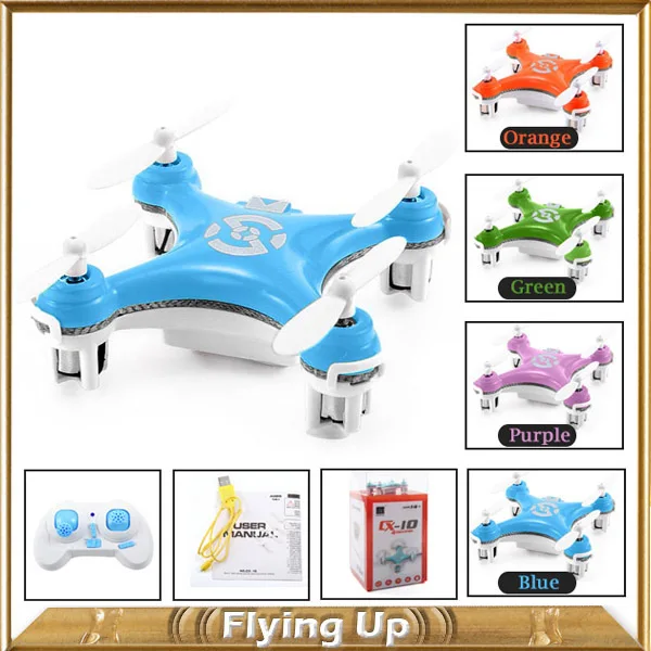 Hot Selling Cheerson CX-10 CX10 RC Quadcopter 4-CH 2.4GHz 6-Axis Gyro Aircraft LED Helicopter Micro Drone Free Shipping | Игрушки и