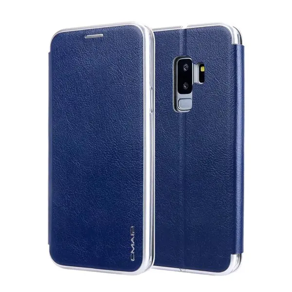 blue S10 Plus кожаный футляр для телефона с магнитом Чехол-бумажник из искусственной кожи чехол для samsung Galaxy s7 S7 край S8 плюс s9 S10 плюс S10e Note 8 Note 9 - Цвет: blue