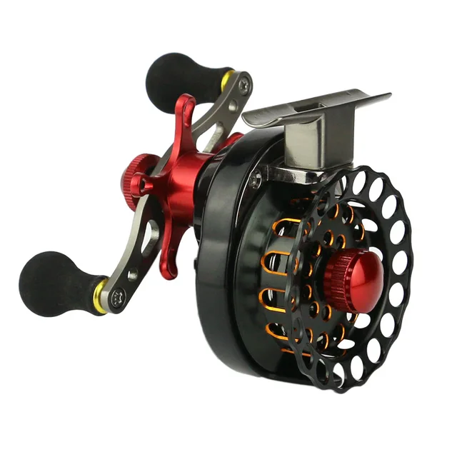 Cheap YUYU Full Metal Fly Fishing Reel Ice Ratio 3.5:1 Trolling Reel 4+1BB Right Left Hand Baitcasting Raft reel with Alarm raft wheel