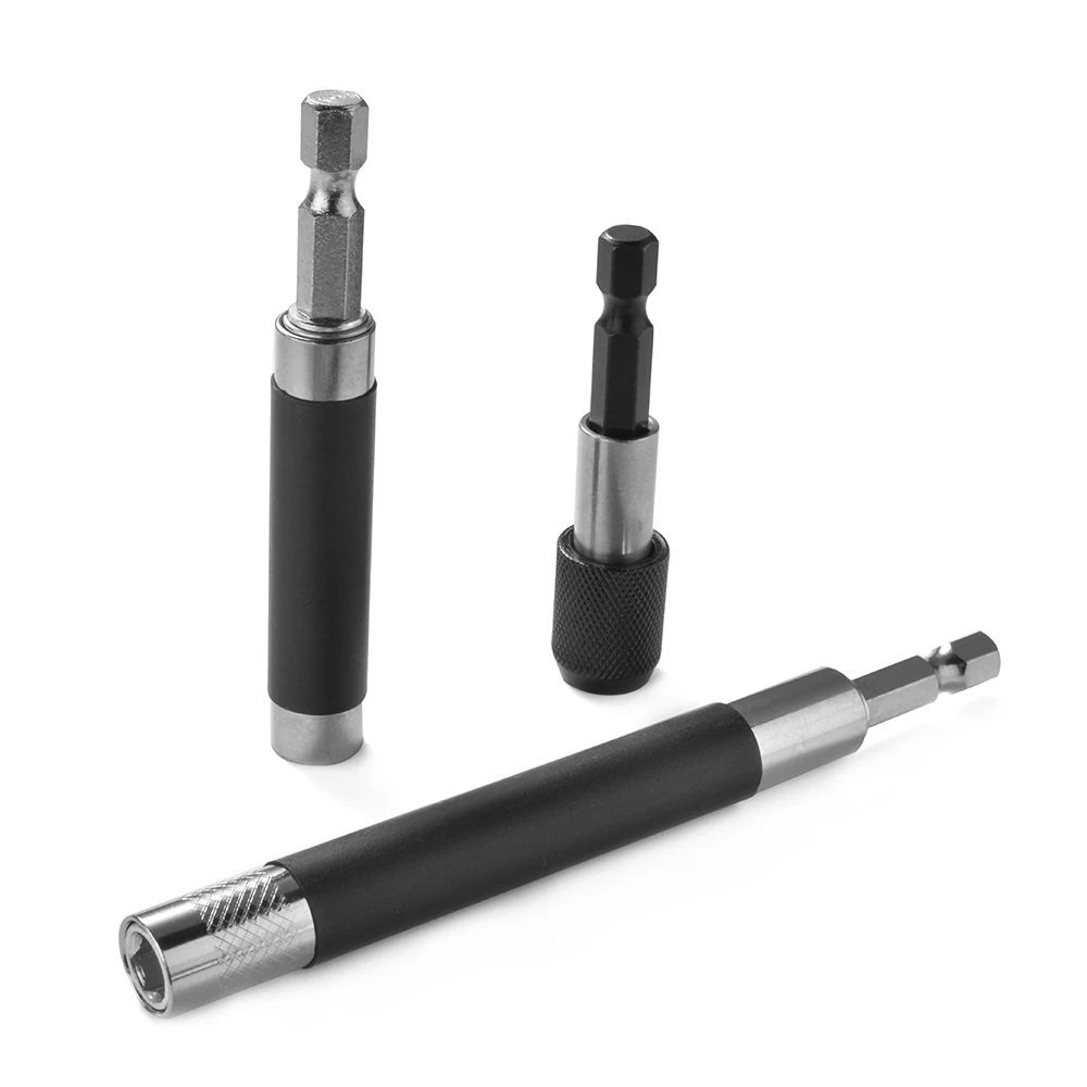 

1/4" Adjustable Extension Screwdriver Socket Bit Holder + 60mm Drill Chuck BI655